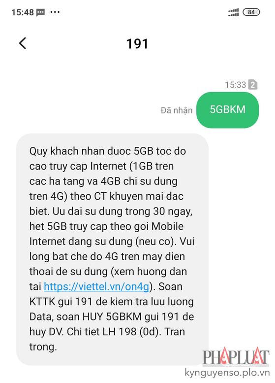 Cách nhận 5 GB data miễn phí trong 30 ngày - 2