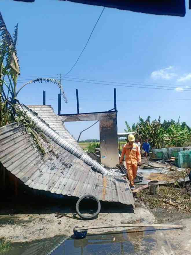 Hiện trường vụ cháy