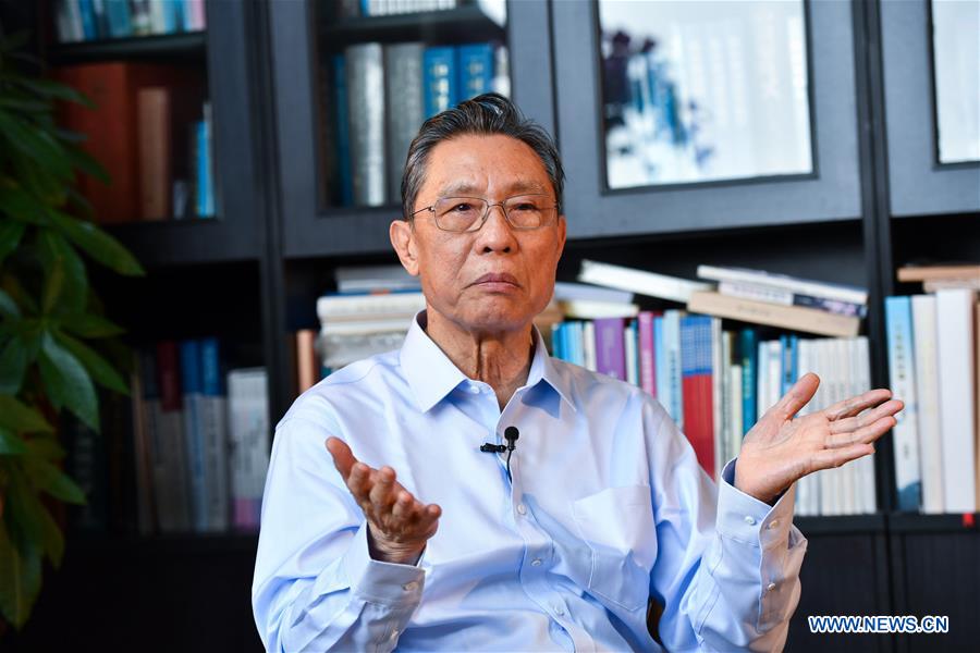 Chuyên gia Zhong Nanshan. Ảnh: News.cn