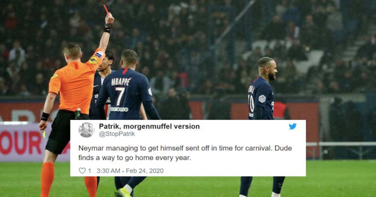 Nghi án Neymar chiêu trò để "ăn chơi nhảy múa": Thẻ đỏ phút 90, fan PSG nổi giận