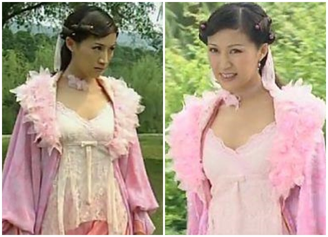 Tạo hình của Bào Lôi vai An Ninh công chúa trong phim "Công chúa bướng bỉnh" được nhận xét có phong cách thời trang cách tân nhất. Nữ diễn viên mặc váy ngủ ren màu hồng nhạt, khoác áo choàng cùng màu rất hợp mốt.