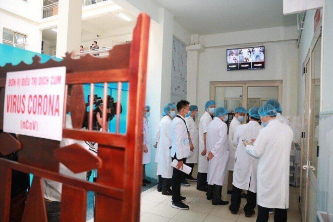 Khu vực cách ly tại Bệnh viện Trung ương Huế