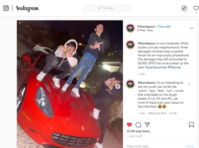 Sống ảo với siêu xe Ferrari của người lạ, nhóm thiếu niên bị phạt tới 140 triệu đồng - 2