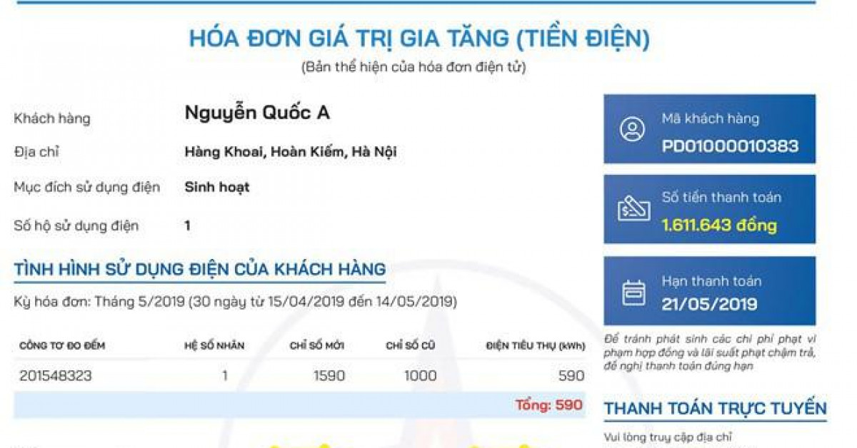 Thị trường - Tiêu dùng - Từ 1/3, đơn tiền điện mới sẽ có biểu đồ lịch sử dùng điện