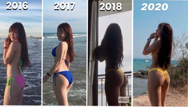 9 năm thay đổi vóc dáng của bạn gái Lâm Tây - hot gymer Yến Xuân - 2