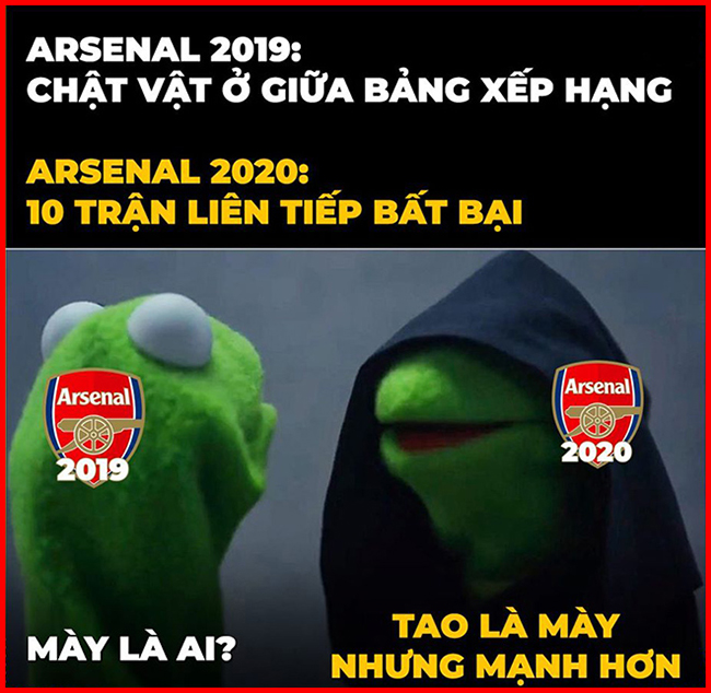 Arsenal vẫn đang liên tiếp bất bại trong năm 2020.