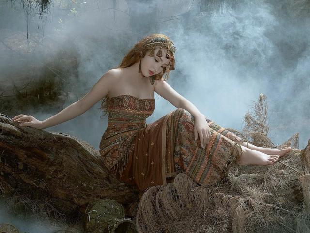 Bạn trẻ - Cuộc sống - Xao lòng trước bộ ảnh "Nữ thổ dân gợi cảm" của cô gái dân tộc Nùng