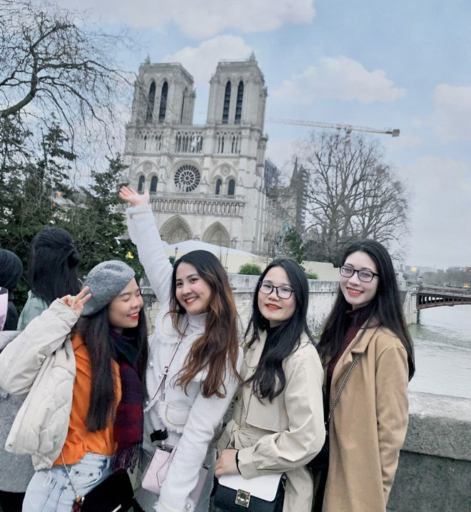 4 cô gái trẻ 5 năm trước cùng học Bách Khoa, 5 năm sau cùng sang Pháp du học Thạc sĩ - 4