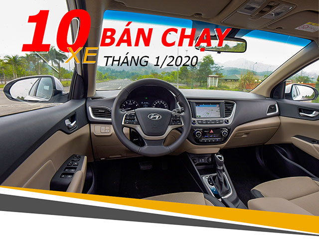 Tin tức ô tô - Infographic ô tô bán chạy nhất tháng 1/2020: Xe Hàn bất ngờ áp đảo