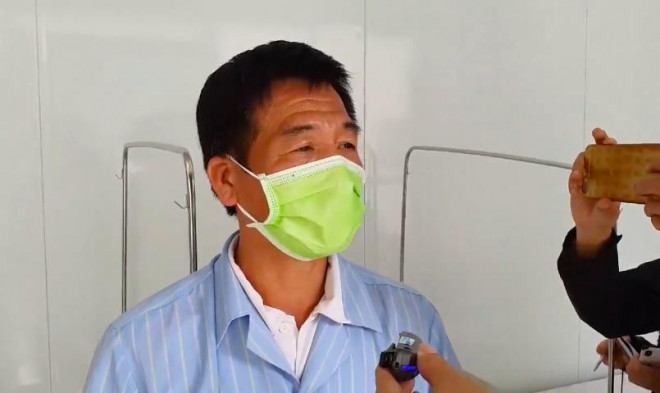 Bệnh nhân N.V.V chia sẻ tâm trạng vui mừng vì đã khỏi bệnh