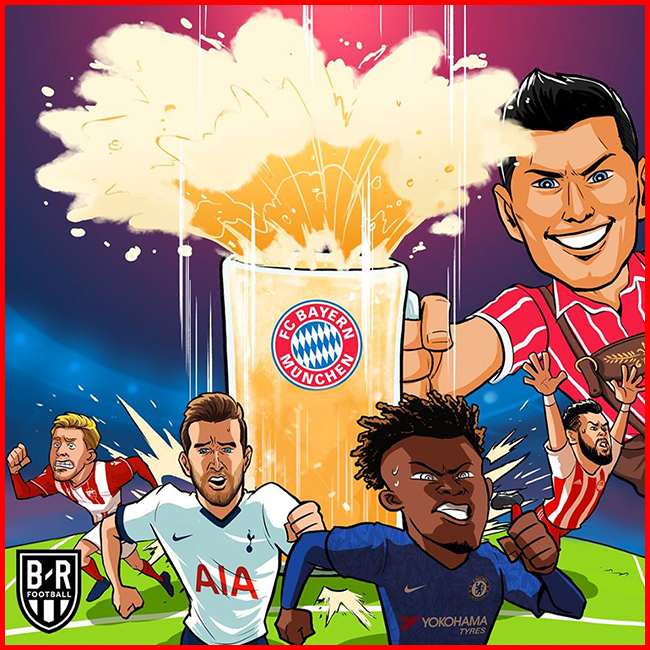 Bayern Munich rất thích tổ chức tiệc ở thành London.