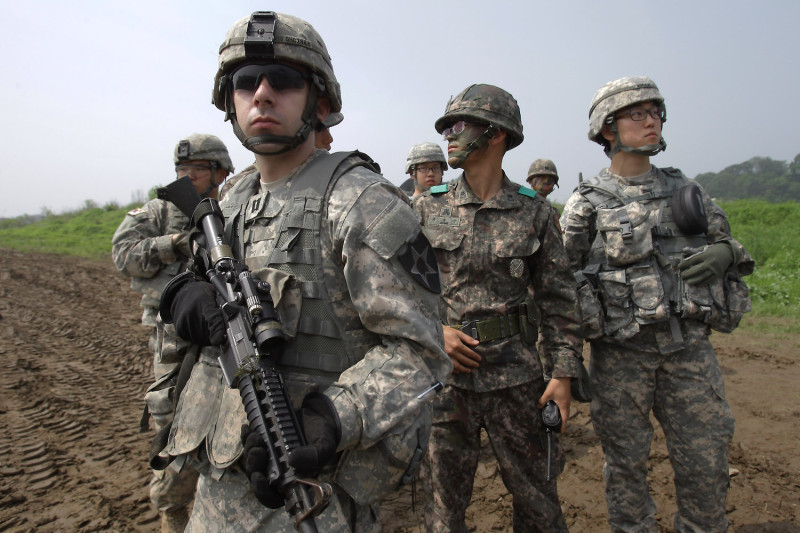Mỹ hiện duy trì khoảng 29.000 quân nhân ở Hàn Quốc.