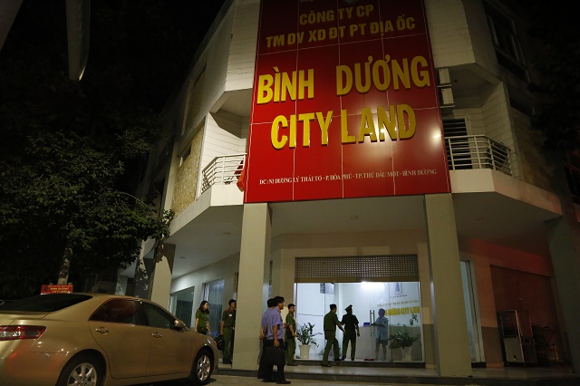 Khám xét trụ sở làm việc công ty Bình Dương Cityland