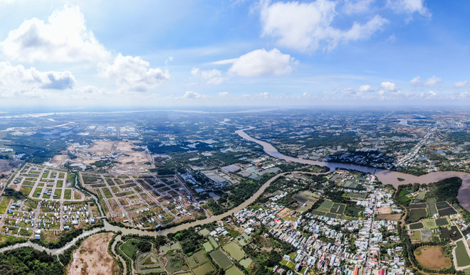 Nhiều nhà đầu tư đang đổ xô về Nhà Bè - Cần Giuộc với quỹ đất còn khá dồi dào và dư địa tăng trưởng cao.