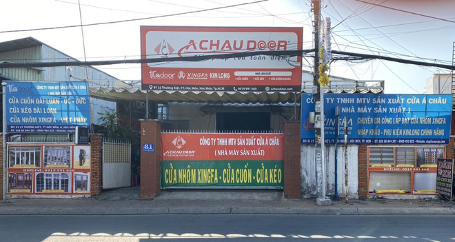 Nhà máy sản xuất cửa nhôm Xingfa Á Châu Door tại Hóc môn - Tp.HCM