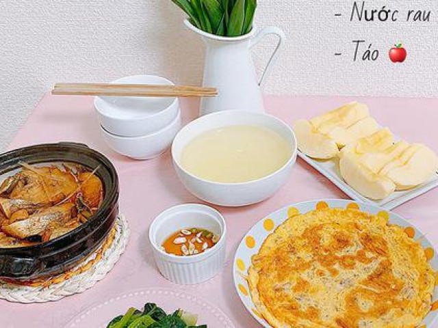 Ẩm thực - Ngồi suốt trong nhà để tránh dịch, mẹ đảm ở Nhật vẫn có bữa ăn cơm ngon cho chồng