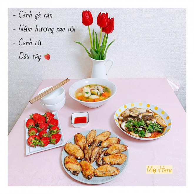 Ngồi suốt trong nhà để tránh dịch, mẹ đảm ở Nhật vẫn có bữa ăn cơm ngon cho chồng - 12