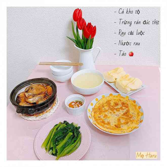 Ngồi suốt trong nhà để tránh dịch, mẹ đảm ở Nhật vẫn có bữa ăn cơm ngon cho chồng - 14