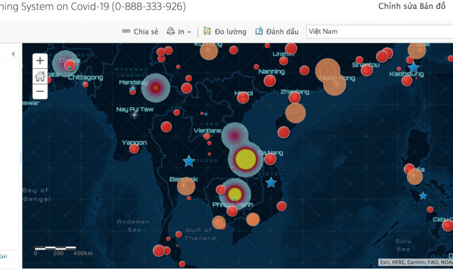 "Bức tranh" dịch Covid được mô tả trên hệ thống cảnh báo dịch toàn cầu