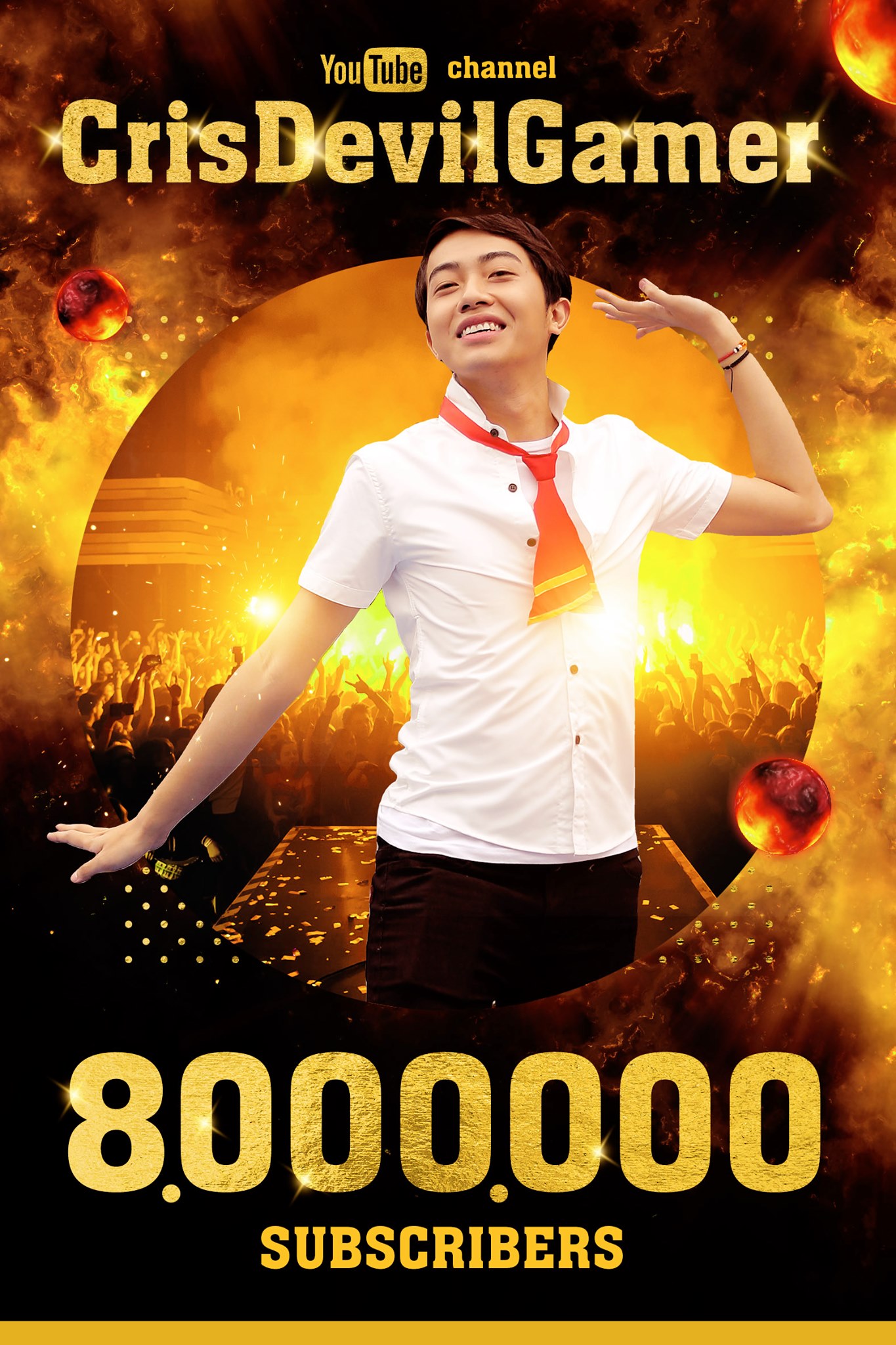 Kênh YouTube của Cris Phan chính thức vượt 8 triệu người theo dõi.&nbsp;