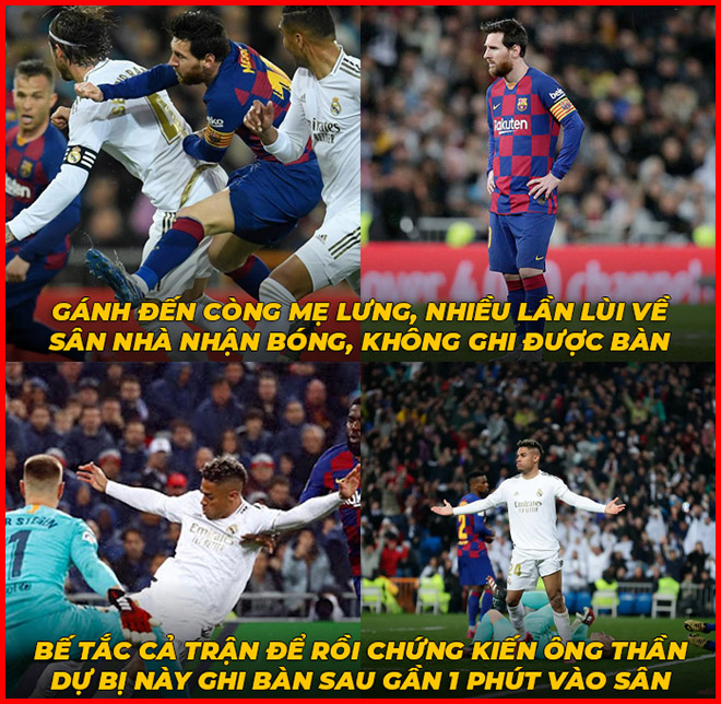Cứ Messi không ghi bàn kiểu gì Barca cũng gặp bế tắc.