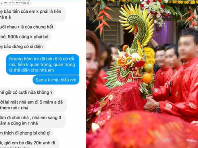 Bạn trẻ - Cuộc sống - Mặc cả từng tráp lễ ăn hỏi với cô dâu, câu nói cuối cùng của chàng trai mới là điều gây "sốc"