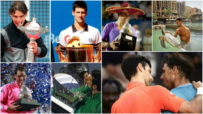 Lần thứ 3 trong lịch sử, Nadal và Djokovic đăng quang các danh hiệu ở cùng 1 tuần thi đấu
