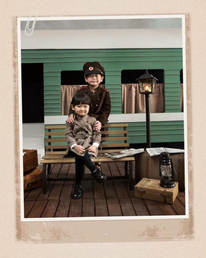 Cặp đôi "Hạ cánh nơi anh" phiên bản nhí gây 'sốt' - 4