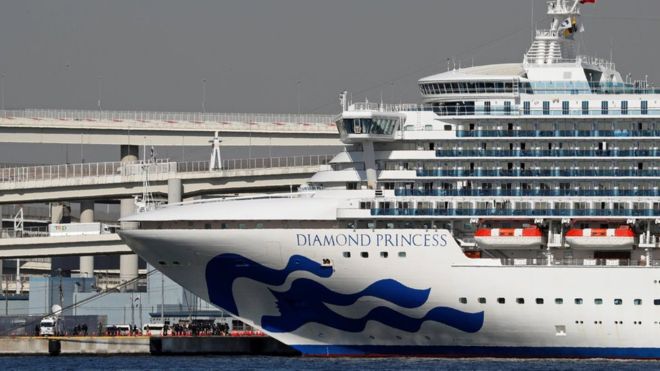 Du thuyền Diamond Princess. Ảnh: Reuters