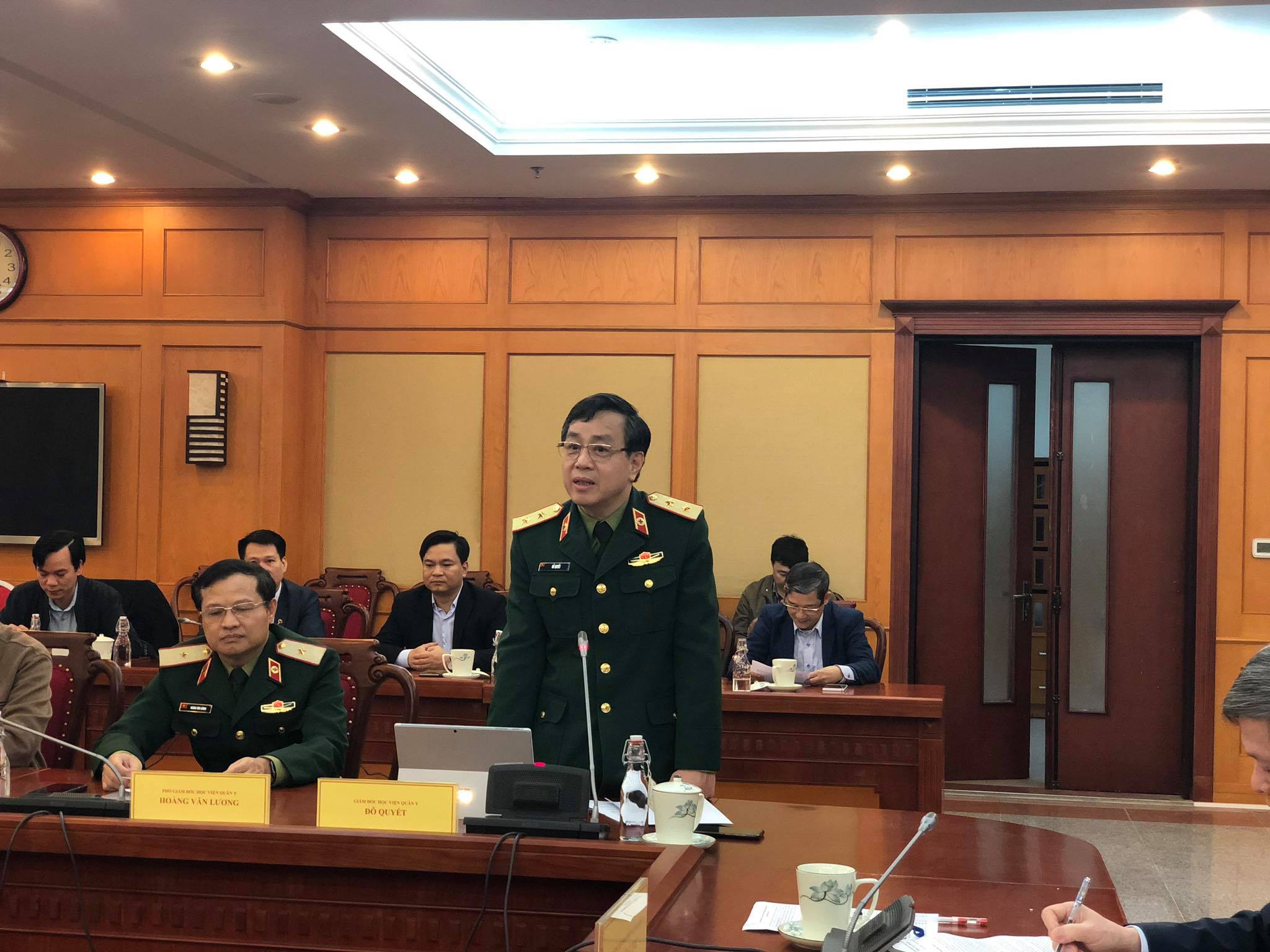 Giám đốc Học viện Quân y chia sẻ giới thiệu về bộ kít