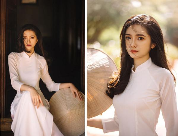 Dân mạng "mệt tim" với loạt ảnh áo dài trắng của nữ sinh Dược: Crush quốc dân là đây chứ đâu - 2