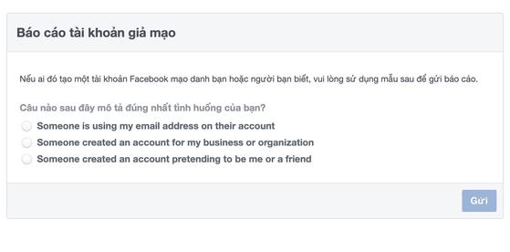 Cần làm gì khi bị mạo danh Facebook? - 3