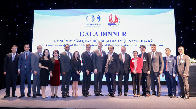 Lễ kỷ niệm 25 năm bình thường hóa quan hệ ngoại giao Việt Nam – Hoa Kỳ (1995 – 2020), do Hội Đồng kinh doanh Hoa Kỳ - ASEAN (USABC) tổ chức