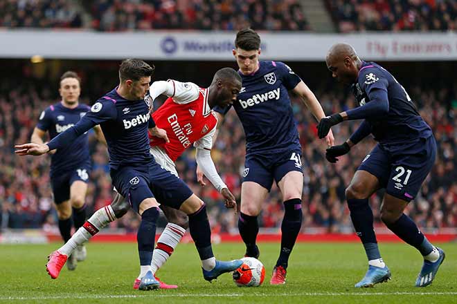 Trực tiếp bóng đá Arsenal - West Ham: Hồi hộp 5 phút bù giờ (Hết giờ) - 16