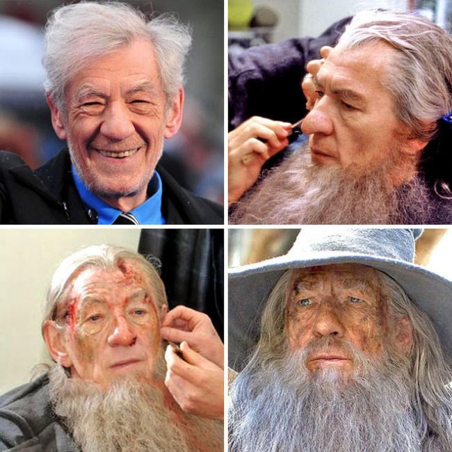 Ian Mckellen hack tóc và râu trong "Lord of the Rings"