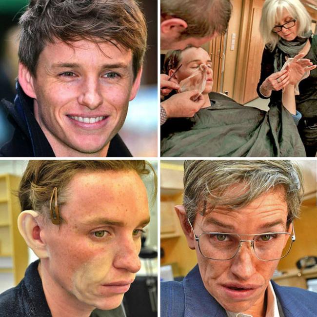 Eddie Redmayne &#34;già hóa&#34; và xấu xí hơn trong &#34;The Theory of Everything&#34;