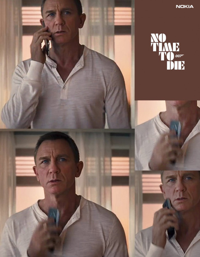 Hình ảnh về chiếc điện thoại Nokia xuất hiện trong bộ phim cùng nhân vật chính.