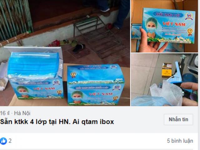 Thị trường - Tiêu dùng - Khẩu trang y tế loạn giá trên trên chợ mạng, mua bao nhiêu cũng có