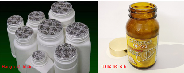 Hàng nội địa Nhật không có lớp màng bảo vệ nắp chai, còn hàng Nhật xuất khẩu sẽ có lớp bảo vệ
