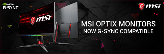 Tất cả màn hình gaming của MSI đều tích hợp công nghệ đồng bộ hình ảnh