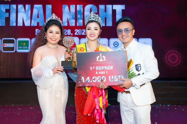 Vương Thu Dung trở thành Á hậu 1 Hoa hậu Cộng đồng Doanh nhân Thế giới 2020 - 1