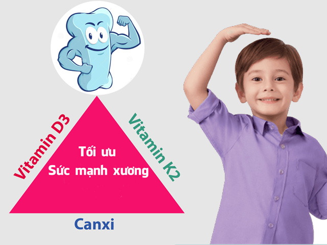 Vitamin K2 - “đũa thần” giúp trẻ tăng chiều cao vượt trội