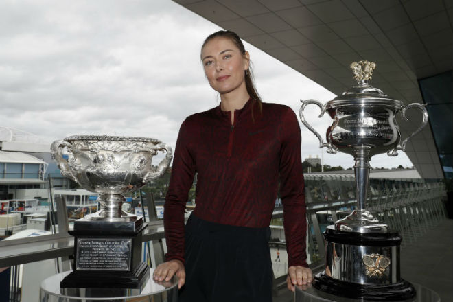 Thời còn thi đấu chuyên nghiệp, Sharapova đã đoạt được 5 danh hiệu Grand Slam cao quý