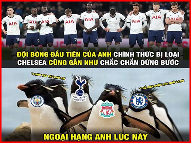 Tottenham bị loại ê chề khỏi cúp C1, ngoại hạng Anh đang ”run rẩy”