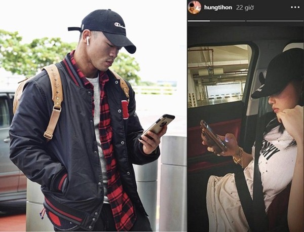 Trên story của Instagram, Đào Tiến Hưng đăng ảnh Miu Lê ở góc chụp nghiêng.