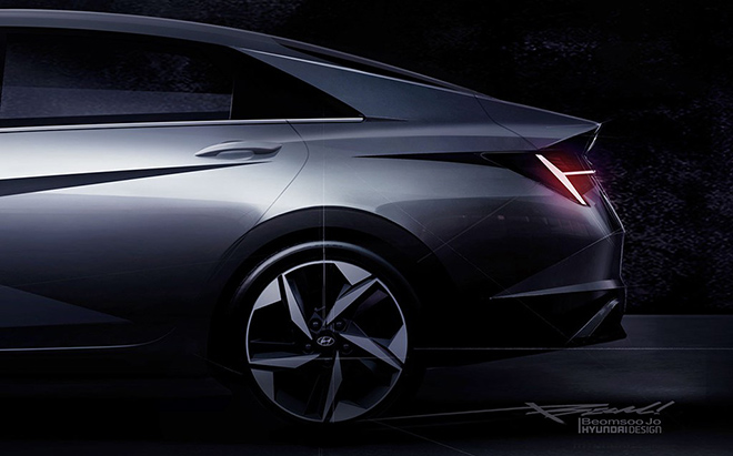 Hyundai Elantra 2021 lột xác về thiết kế, ra mắt toàn cầu ngày 17/3 - 3