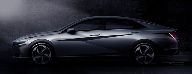Hyundai Elantra 2021 lột xác về thiết kế, ra mắt toàn cầu ngày 17/3 - 1