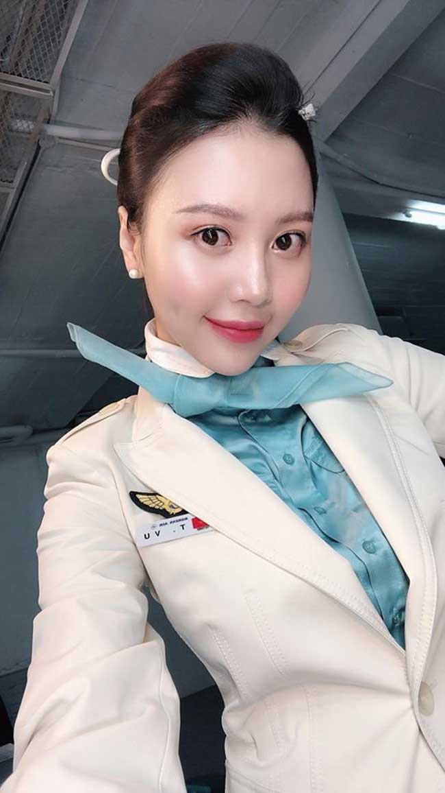 Vũ Ngọc Châm là cựu tiếp viên của hãng hàng không Korean Air.