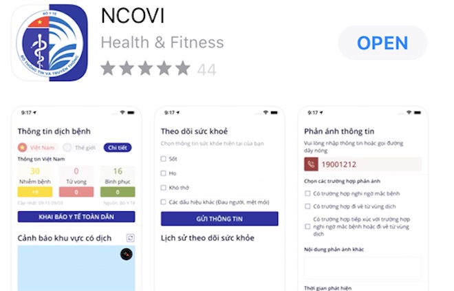 Cách tải và khai báo y tế toàn dân qua ứng dụng NCOVI cho người dùng iPhone - 1
