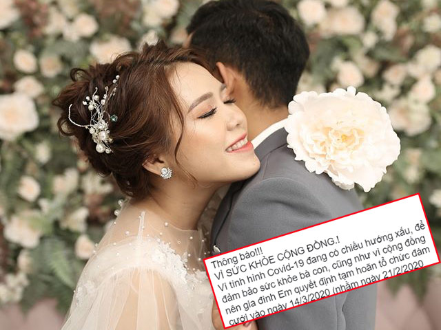 Cặp đôi Bình Thuận mời xong 700 khách vẫn phải hoãn cưới vì dịch Covid-19